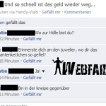 Und so schnell ist das Geld wieder weg…