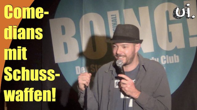 comedian mit schusswaffen